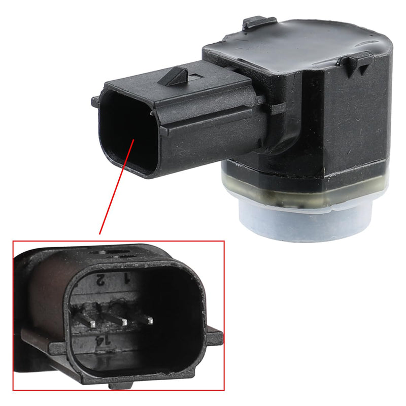 AUTOKAY Rear PDC Parking Aid Reverse Backup Sensor for Ford F-150 F-250 Super Duty F-350 Super Duty 2015-2018, 4 Pcs Rear Reverse Parking Aid System Backup Sensor Replaces HC3Z-15K859-A