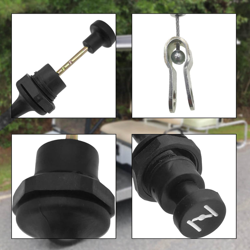 Gas Golf Cart Choke Cable, Compatible With 1996-2007 Yamaha G16, G20, G21 and G22,12.75 Inch Cable Replace JN6-F6331-11-00 JU0-F6331-00-00