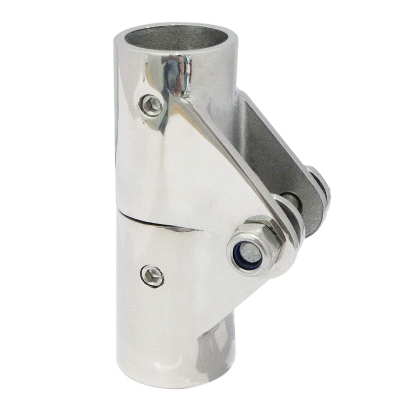 316 Stainless Steel Folding Swivel Connector Fitting for 7/8INCH Boat Hand Rail Tube/Pipe For (25mm)1nch O.D tube