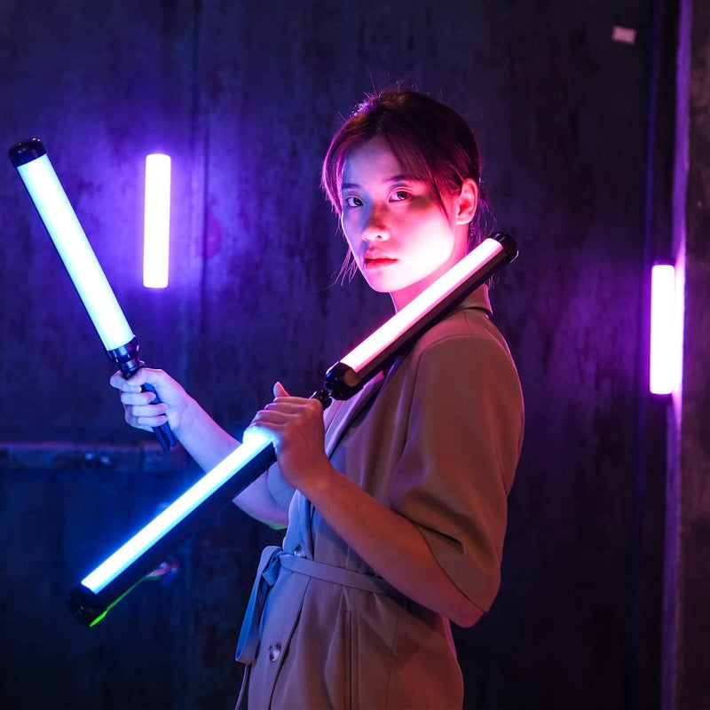 Handheld Light Wand, K21 RGB Light Stick Tube, APP Control 2500K-8500K LED Light Stick Wand for Night Light Painting Photography Video Tiktok Vlog YouTube K21 ( updated II)