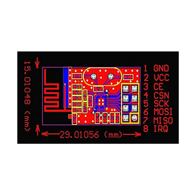10 Pieces of NRF24L01+ Wireless Transceiver Module 2.4G Wireless Transceiver Modules