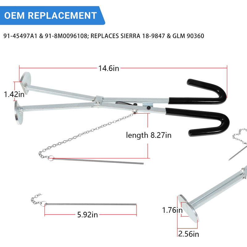 91-45497A1 Exhaust Bellows Expander Tool Fits Mercruiser Sterndrive exhaust bellows Replace 91-45497A1 91-8M0096108 Sierra 18-9847 GLM 90360