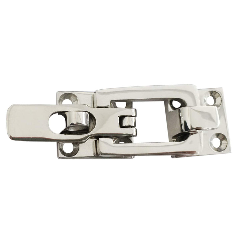 Pair Marine Grade Heavy Dudy 316 Stainless Steel Lockable Latch Marine Boat Door Lock Latch Anti-Rattle Fastener Clamp