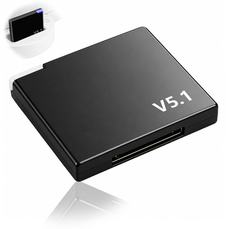 30-Pin Bluetooth Adapter Receiver for Speaker Docks,Wireless Audio Adapter | Plug-and-play for select 30-pin docking stations, compact stereo music receiver, dock-powered, not for car docks