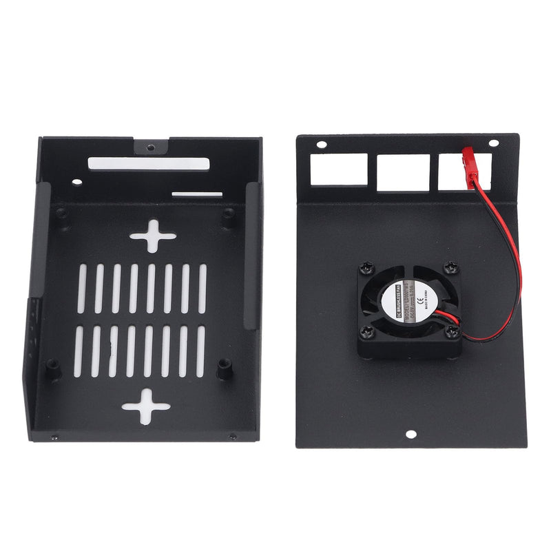 Orange Pi 5 MAX Zinc Alloy Case,Cooling Metal Case Housing with Cooling Fan,2 Pin Interface,Single Board Computer Metal Cooling Case Compatible with Orange Pi 5 MAX