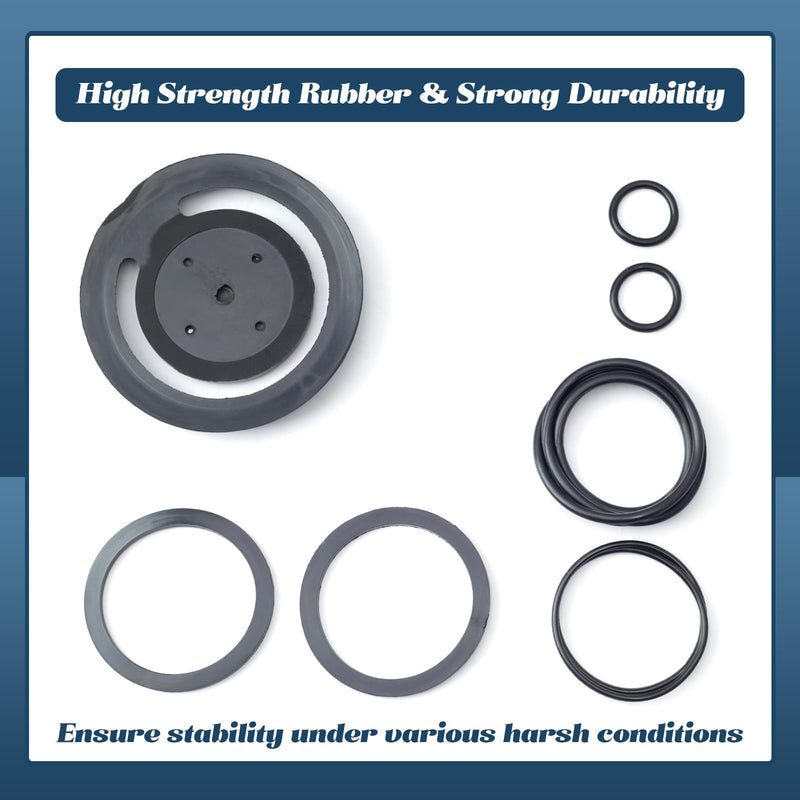 Gasket O-Ring Mechanical Seal Kit Replacement for Predator 3-in, 9PCS