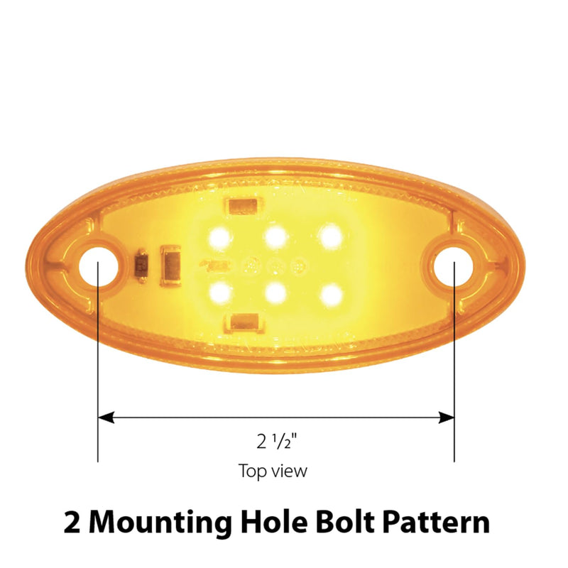 GG Grand General 77580 Amber/Amber 6 SMD LED Glow Base for GG Swan Hood Ornament