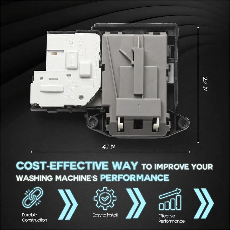 EBF61315802 Washer DoorLock Switch Washer Door Lock Strike Assembly Compatible Replace 2667085 AP5672154 PS7792232 EBF62534401 -Exact for L.G Front-Load Washers & Ken-More 796-series