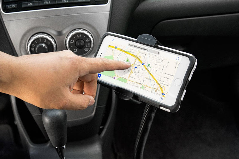 Arkon RoadVise Seat Rail Car Mount for iPhone XS Max XS XR X 8 Note 9 8 5 Galaxy S10 S9 S8 S7 Retail Black