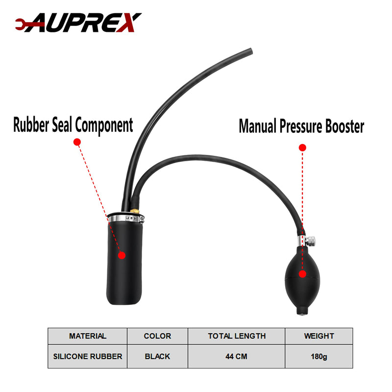Universal Easy Intake Adapter, Automotive Smoke Machine Bladder, Pipes Fuel Leakage Detector, Smoke Leak Diagnostic Tester for 12V Vehicles