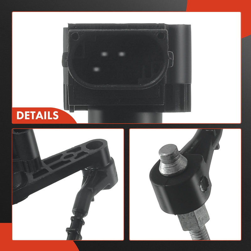 A-Premium Ride Height Level Sensor Compatible with Land Rover Range Rover, 2003 2004 2005 2006 2007 2008 2009, V8 4.2L 4.4L, Front Right (Passenger Side), Replace# RQH000121, LR020627 Front Passenger
