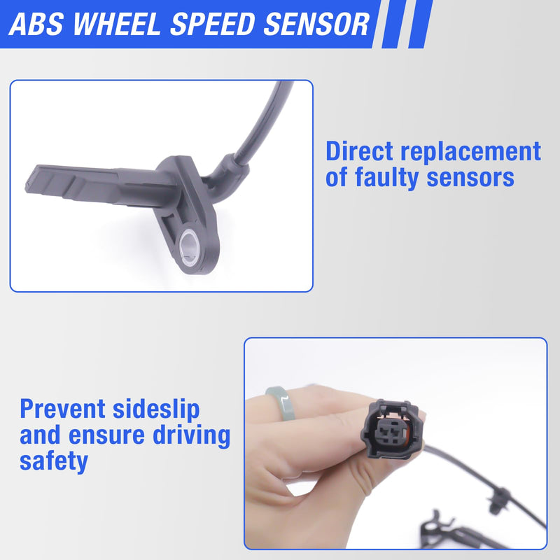 ABS Wheel Speed Sensor Front Right Compatible with 2018-2024 Toyota Camry 2019-2022 Toyota Avalon Lexus ES350 ES300h Passenger Side ABS Sensor # 89542-06081 ALS3237 1