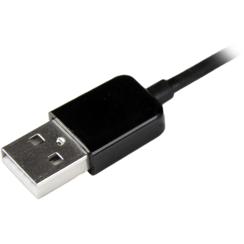 StarTech.com USB Sound Card w/ SPDIF Digital Audio & Stereo Mic – External Sound Card for Laptop or PC – SPDIF Output (ICUSBAUDIO2D),Black 0.6" x 1.8" 0.6" x 1.8" 4 Pos TRRS + Mic