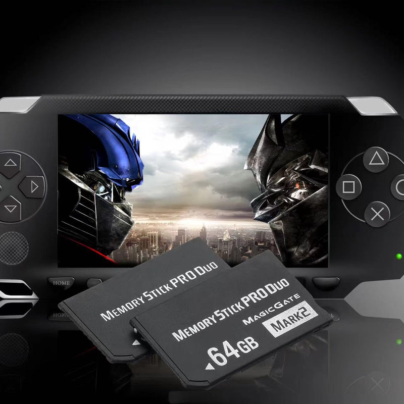 High-Speed 64GB Memory Stick Pro Duo Mark2 - for PSP and Camera Memory Cards