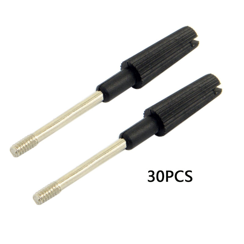 cablecc 30pcs Thumb Screws #4-40 UNC 47mm Length Stainless Steel Overmold for Computer Cable