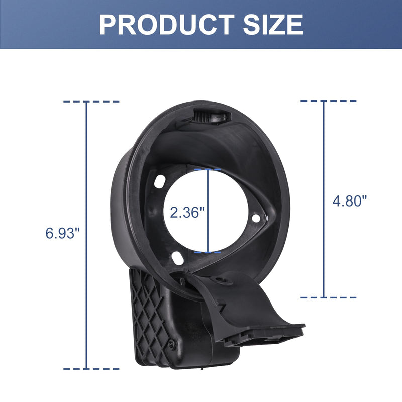 JDMSPEED New Fuel Filler Gas Cap Door Lid Housing 4L3Z9927936BA Replacement For Ford F-150 2004-2008