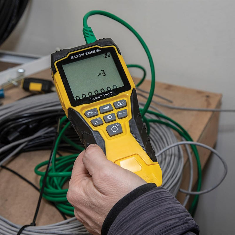Klein Tools VDV501-216 Cable Tester Remote, Test + Map Remote #6 for Klein Tools Scout Pro 3 Cable Tester Replacement Remote #6
