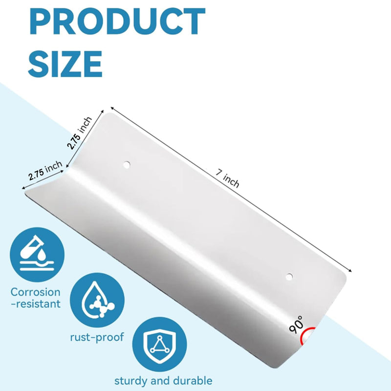 Garage Door Mouse Guard, Seal Kit, Seal Guard, Prevents Mice from Nibbling and Snakes from Getting in, Protects Your Garage from Weather, Insects and Dust(2 pcs) (Cement Gray) Cement Gray