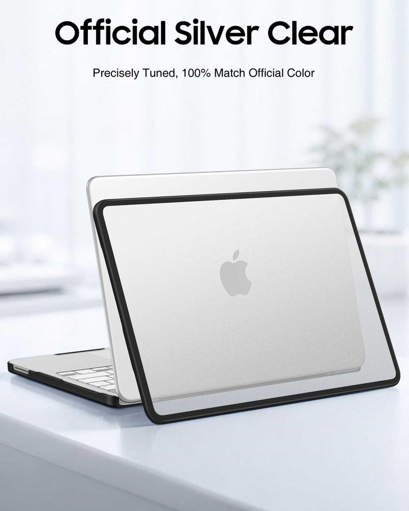 Fintie Shockproof Case for MacBook Neo 13 Inch A3404 2026, Black | Fingerprint Resistant, TPU Bumper, Hard Back Shell, Hard Shell Matte Cover, Snap-On Design, Travel Ready