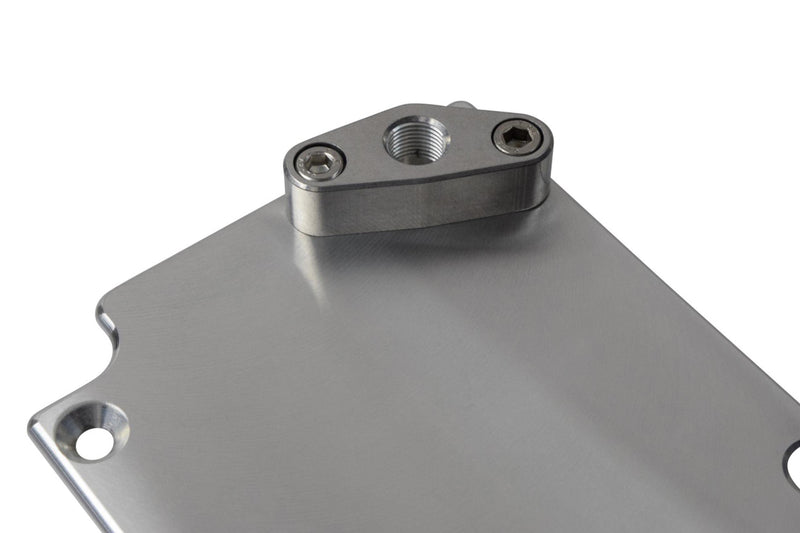 ICT Billet Oil Pressure Sensor Adapter Port - For Gen 4 LS Valley Pan - M16-1.5 Sending Unit 551623