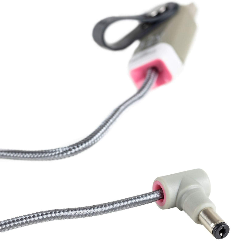 myVolts Ripcord USB to 12V DC Power Cable Compatible with Elektron Digitakt Digital Drum Computer Sampler