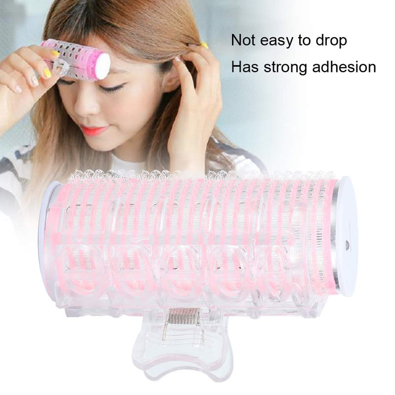 Hair Curlers Rollers USB Portable Hair Roller Bangs Curling Hair Styling Tool Mini Electric Hair Curler(pink)