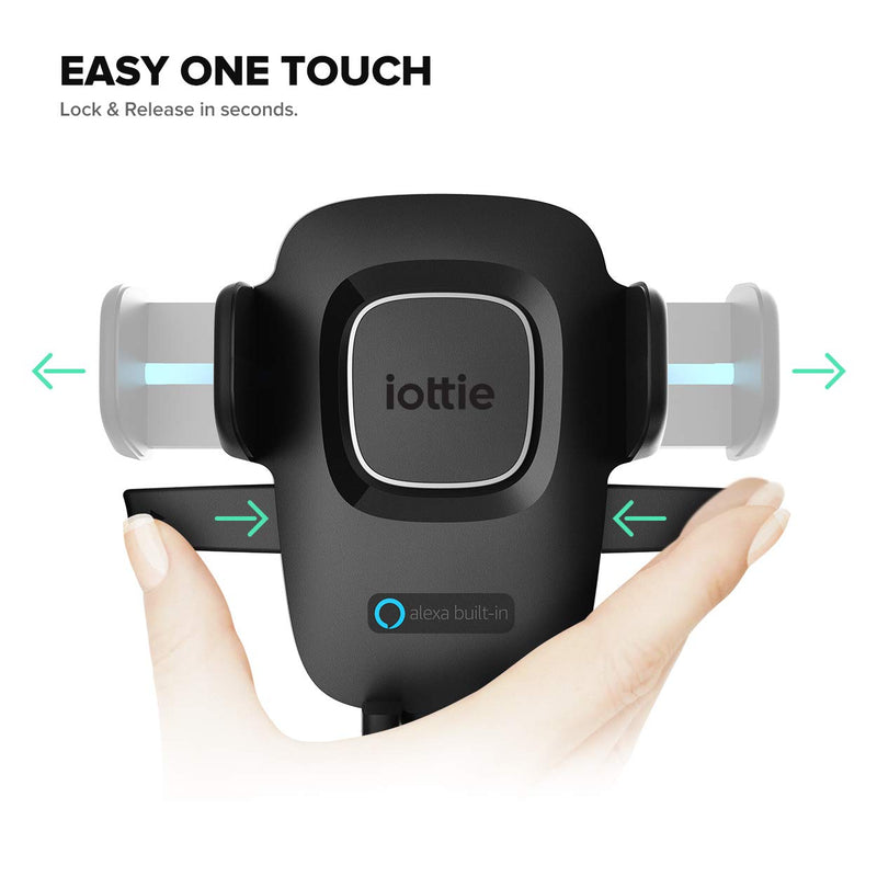iOttie Easy One Touch Connect Pro (New) - Gen 2 - Hands Free Alexa in Your Car - Car Mount Phone Holder with Alexa Built in for iOS & Android, MFi Certified, Universal EOT Connect Pro