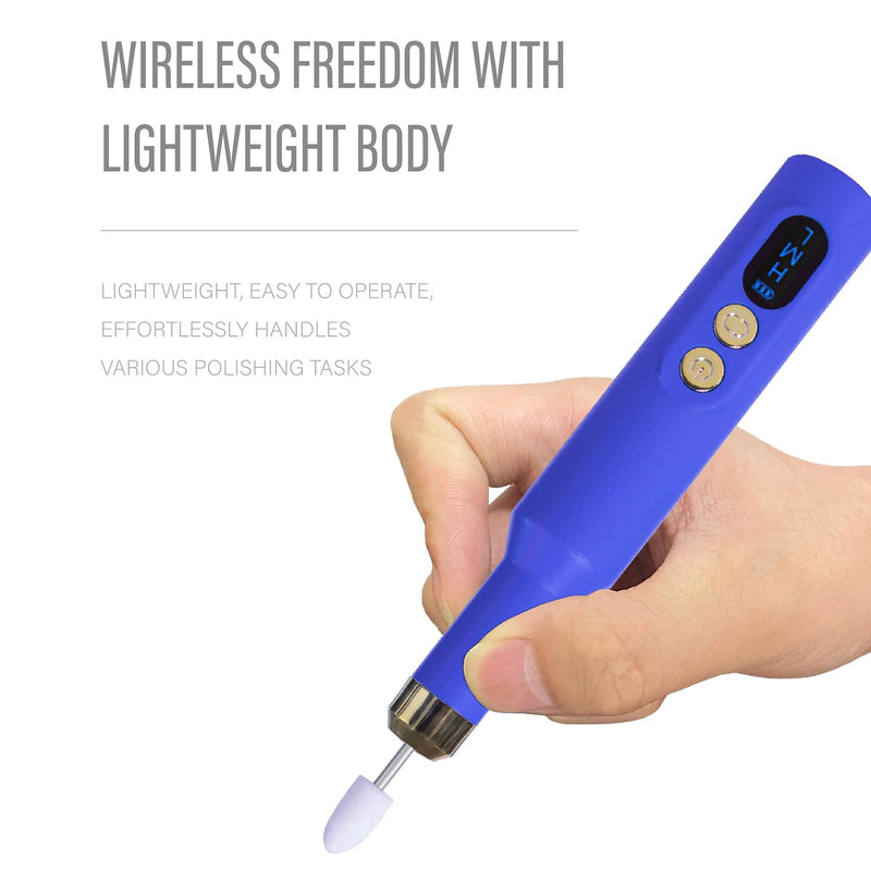 DIYPHONE Portable Circuit Board Grinder Chip Grinding Pen Damaged Screw Removal Tool Rechargeable Grinding Pen with 11 Grinding Heads, Type-C 3-Speed Adjustable For Phone Repair