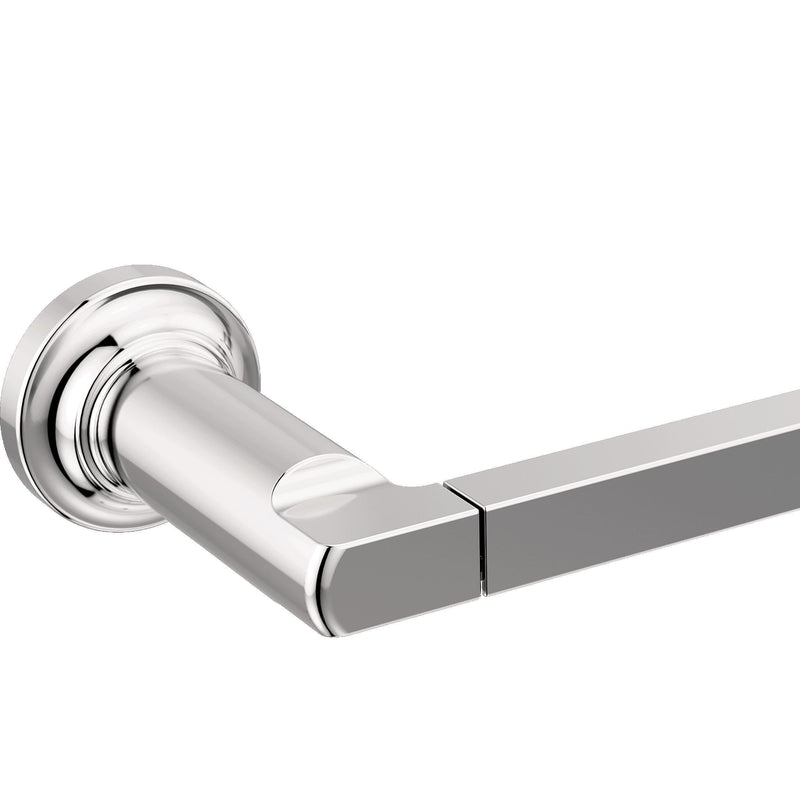 Delta Tetra (1-Pack) Toilet Paper Holder Polished Chrome Tissue Roll Holder for Bathroom Organization and Storage Pivoting Toilet Tissue Holder Wall Bathroom Accessories 78955