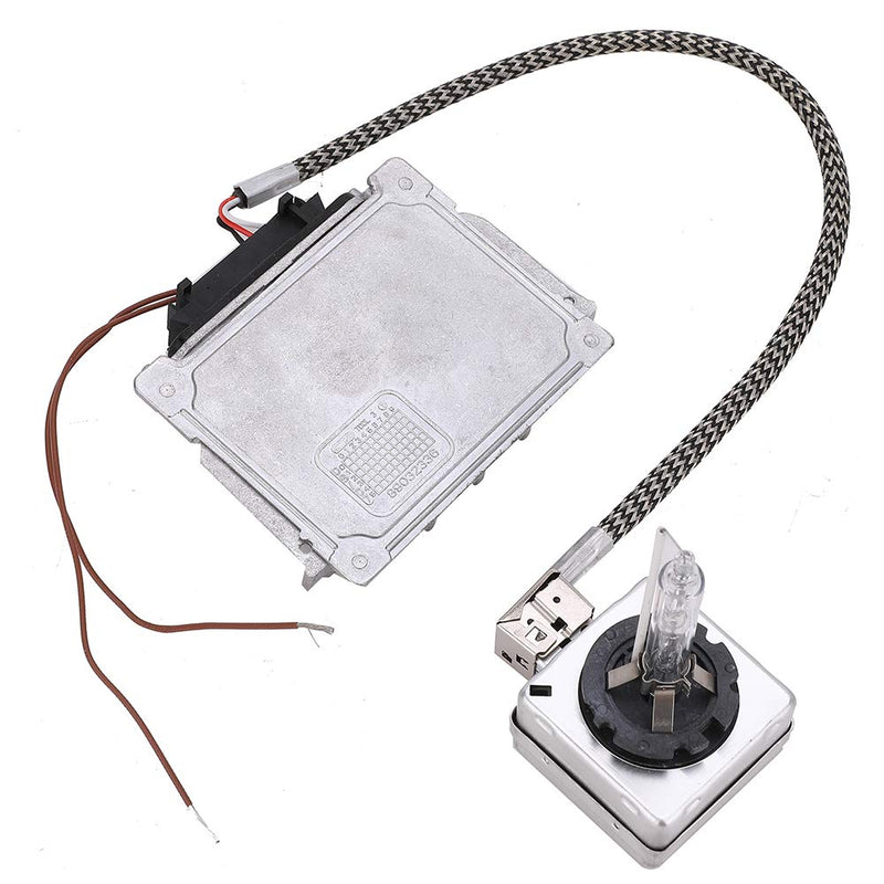 89034934 4L0907391 4L0907391A Xenon HID Headlight Ballast with Igniter and D1S Bulb - Compatible with Jeep Grand Cherokee, Buick Enclave, Audi Q7, BMW 1-Series, GMC Acadia, VW Passat