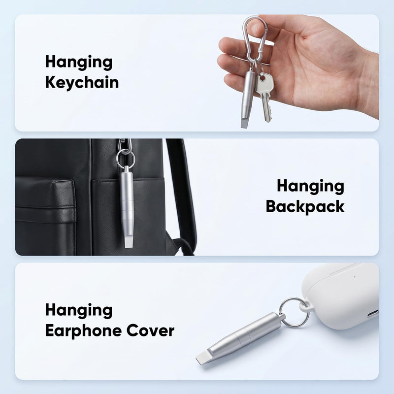 Multi-Function SIM Card Eject Pin with Cleaning Brush | Portable Phone SIM Tray Opener, Dust Cleaner，Parcel Opener Tool, Universal for Smartphones / Pad and Tablet