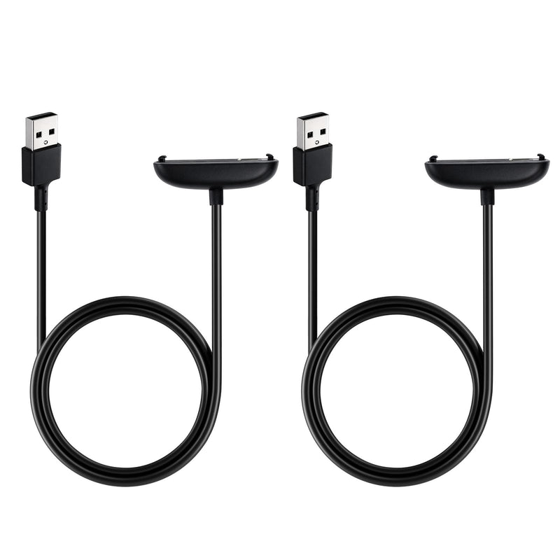 3 Charger for Fitbit Inspire 3, 3.3ft Charger Cable Replacement | Black Total length 100cm/3.3ft ABS & Copper USB Charging Cord Compatible with Fitbit Inspire 3 fitness tracker Accessories