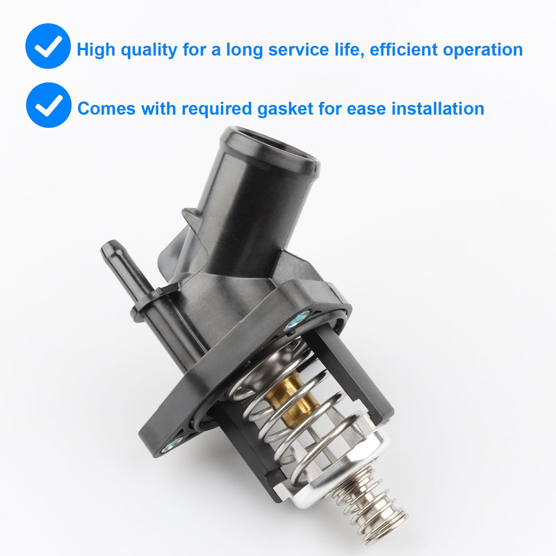 Thermostat Housing Assembly, Replace 902-2090, 815-207, 15-11125 Compatible with Cadillac Chevy GMC 4.3 5.3 5.3L 6.2L - 2014-2018 Silverado 1500 Sierra 1500, 2015-2020 Suburban Tahoe Yukon Escalade