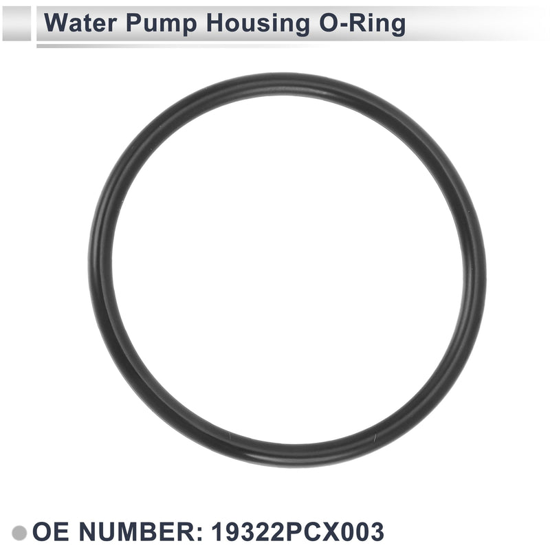 Water Pump Housing O-Ring for Honda Civic 2002-2015 Long-lasting Sealing Thermostat Housing Seal No.19322PCX003 Rubber 1 Pc