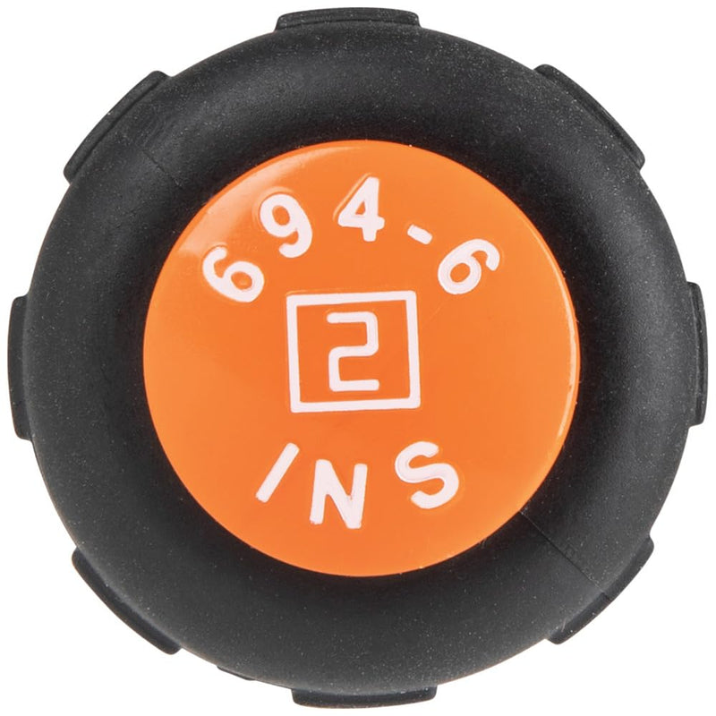 Klein Tools 6946INS 1000V Slim Tip Insulated Screwdriver, Made in USA, Screwdriver with 6-Inch Round Shank, #2 Square Tip, Cushion Grip Handle