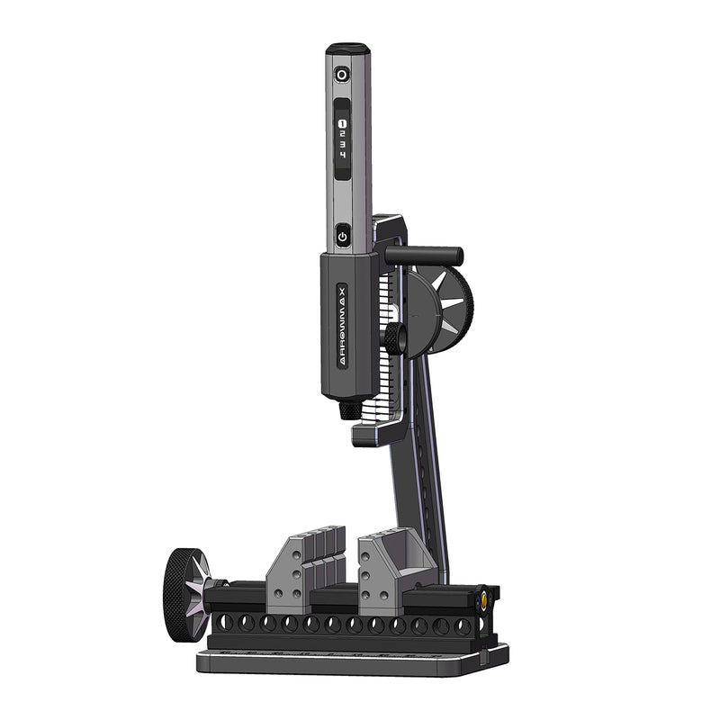 AM ARROWMAX Precision Double-Ended Mini Bench Vise - Crafted from aerospace-grade aluminum alloy and precision CNC machined, Enhance Precision and Stability for Crafts,Jewelry Making