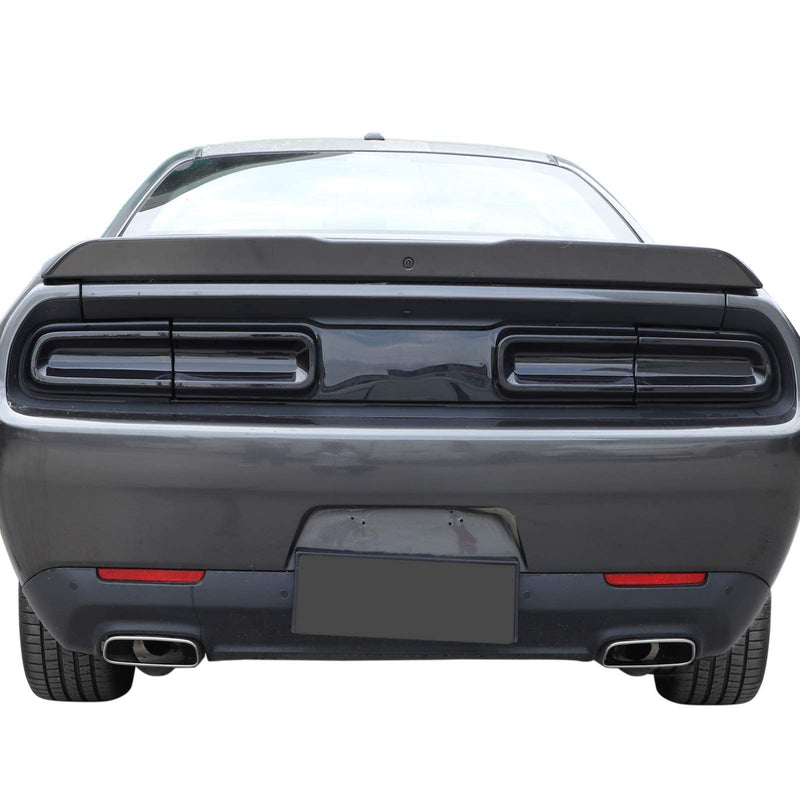 JeCar Smoked Tail Light Covers Rear Light Guards Exterior Accessories Compatible with Dodge Challenger 2015-2023 for Challenger 2015+