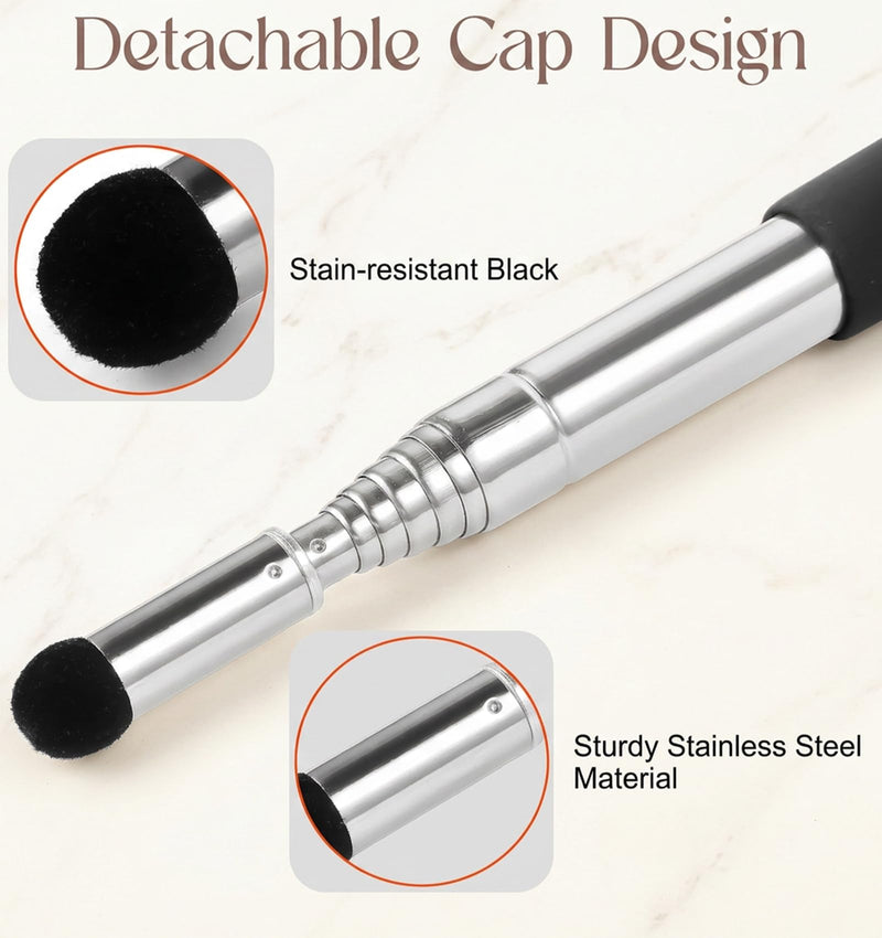 Teacher Stick Pointer, Retractable Stick Lightweight Portable Design | Anti-Slip Grip, Lightweight Portable Design, Classroom Instruction Whiteboard Map Pointing Office Presentation Speech Guide