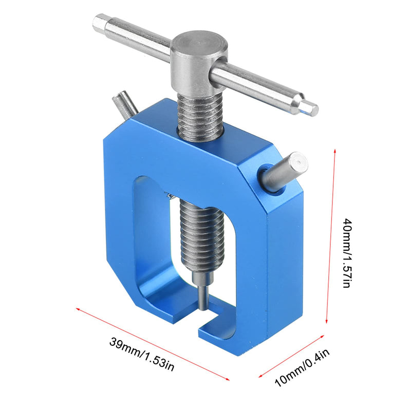 Mini Gear Pullers, RC Pinion Bearing Puller Stainless Steel Small Gear Puller Professional Tool Remover for RC Drift Wheels Motor Upgrade, Mini Gear Puller for RC Car Fan(Blue) Blue
