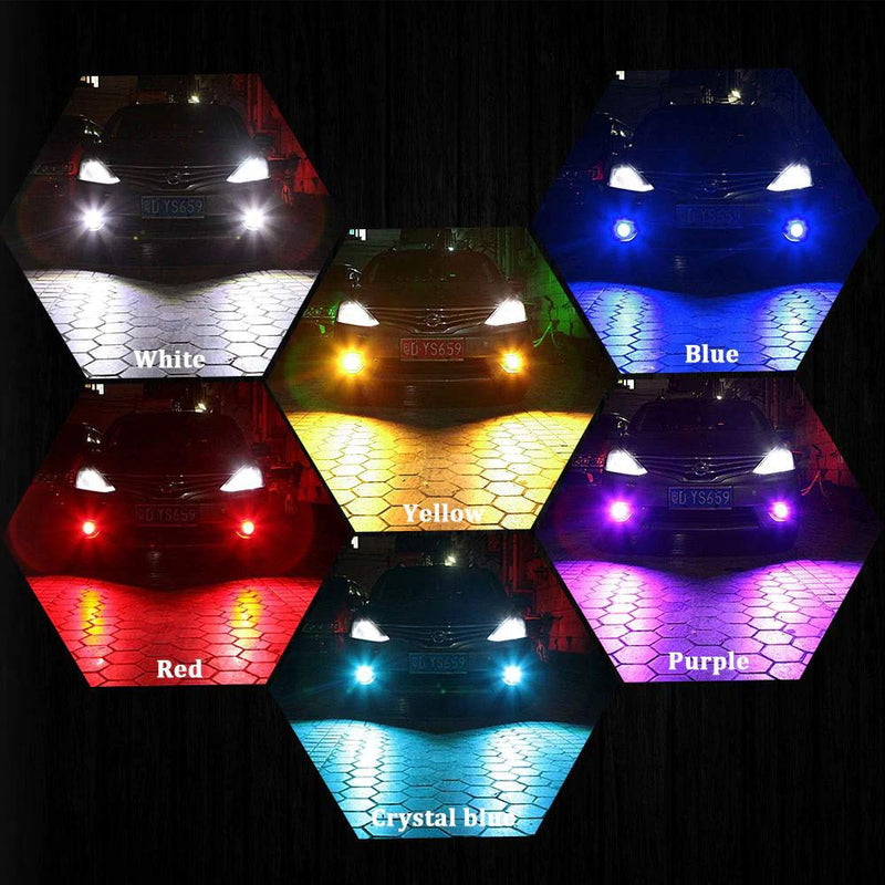 SOCAL-LED LIGHTING 3156 3157 Purple LED Turn Signal Bulb Advanced 3030 SMD Bright Colorful DRL Brake Lamp Parking Tail Light, Pack of 2 3157 (T25)