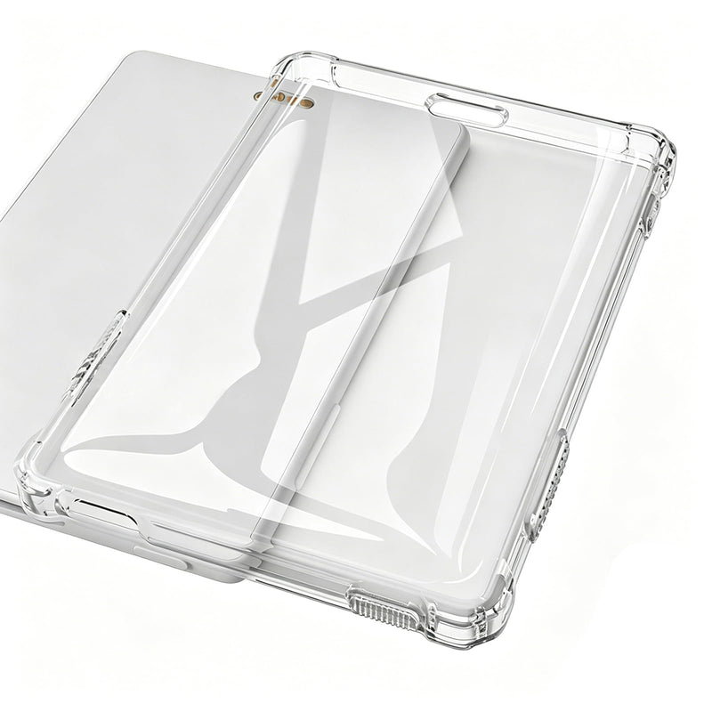 Clear TPU Case Cover Compatible with XTEINK X3 3.7" E-Reader Airbag Bumper | Shock-absorbing airbag corners, crystal clear soft TPU, ultra-thin lightweight, precise port cutouts, non-slip grip