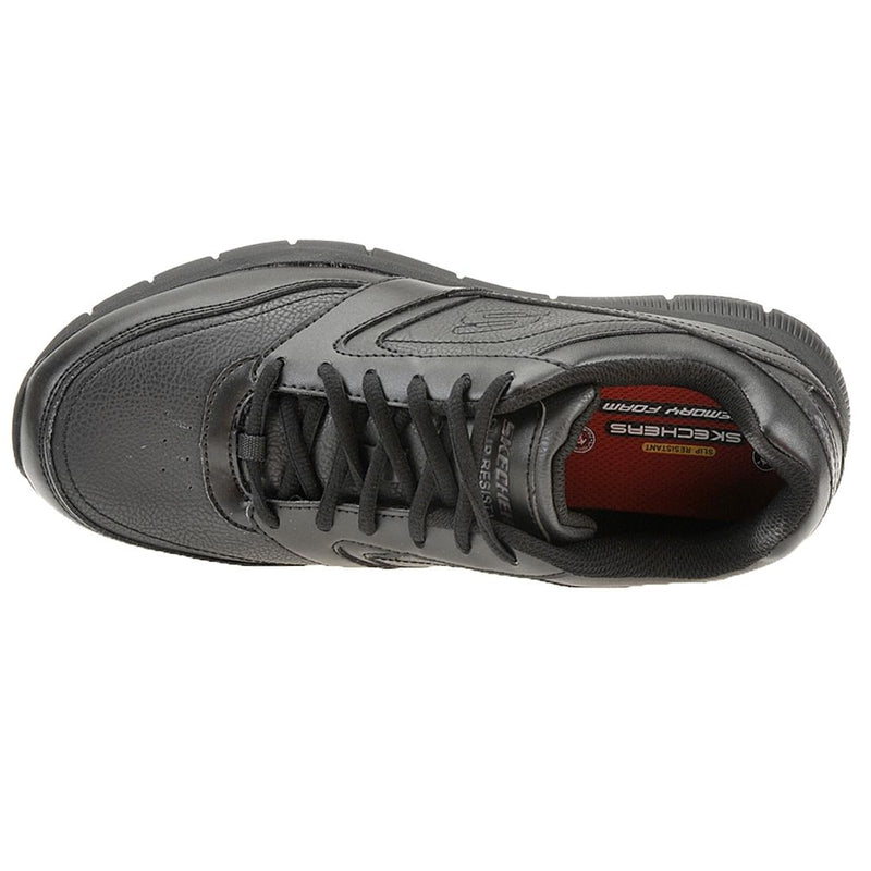 Skechers Women's Nampa - Wyola Food Service Shoe 7.5 Black Polyurethane