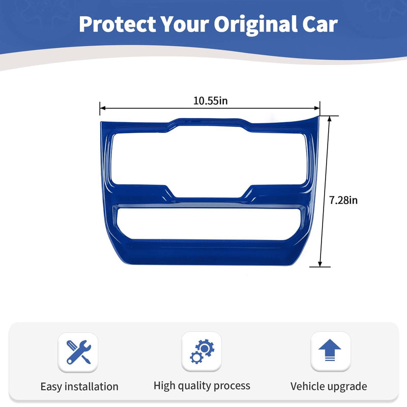 RT-TCZ for Jeep JL Center Dash Window Switch Panel Trim Cover for Jeep Wrangler JL JLU Gladiator JT 2018-2024 Blue Interior Accessories