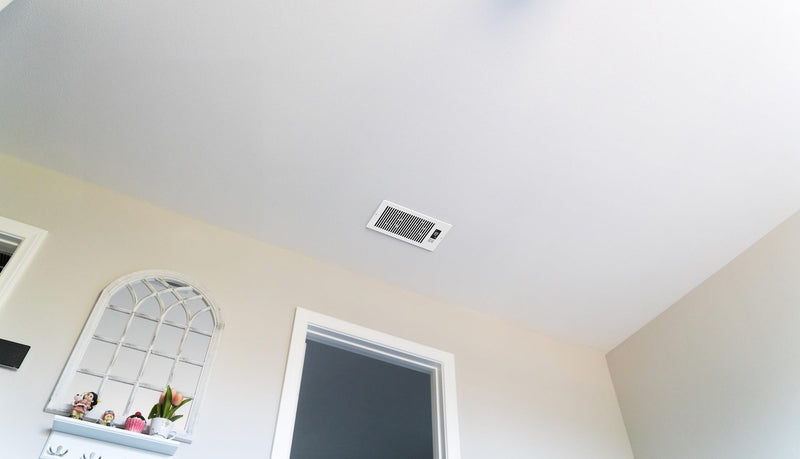 Quietcool Register Booster Fan for 4" x 10" Registers - Smart App Control - Quiet Vent Fan with Auto Thermostat - 10 Speeds