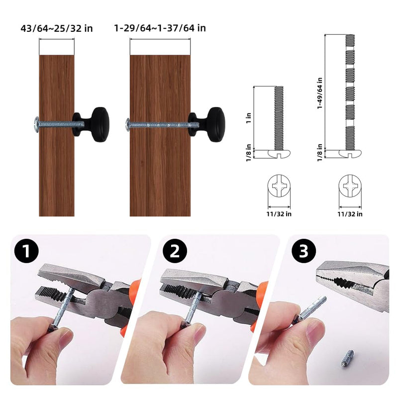 Soft-Touch Black Solid Zinc Alloy Cabinet Knob 16 Pack Round Knurled Cabinet Handle Hardware Drawer Pulls (16, Soft-Touch Black)
