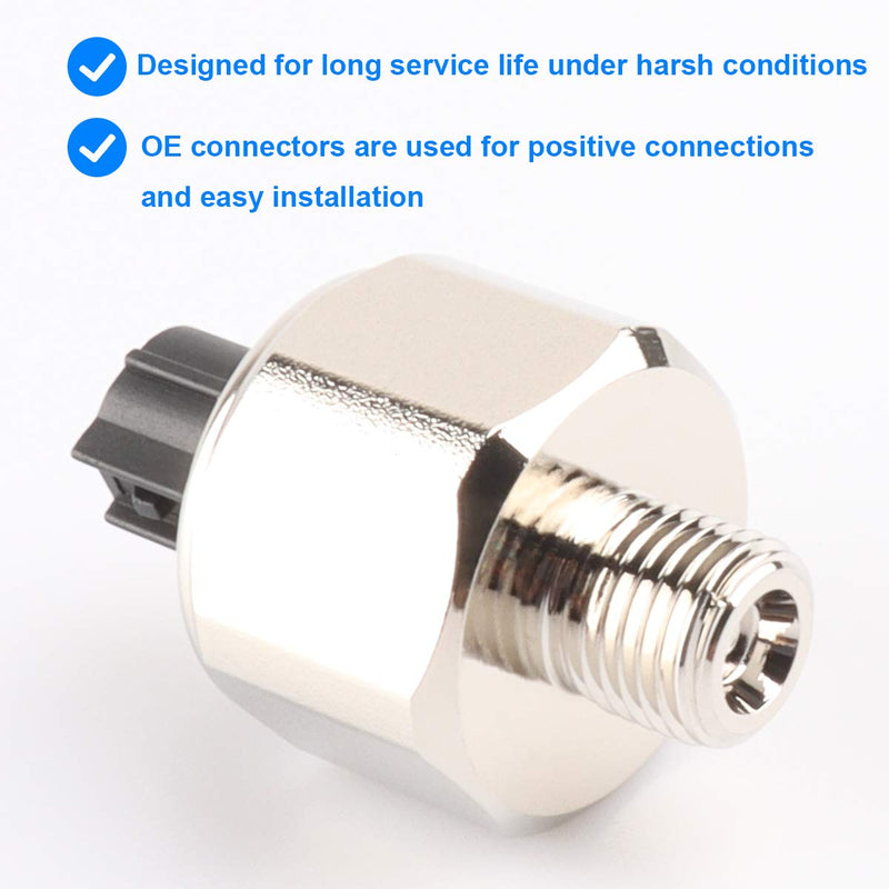 Knock Sensor, Replaces 30530-PPL-A01, 158-0917, 1580917 Compatible with Honda, Acura - 2003-2007 Accord, 2002-2009 CRV, 2002-2005 Civic, 2003-2011 Element, 2007-2012 RDX, 2002-2006 RSX, 2004-2008 TSX