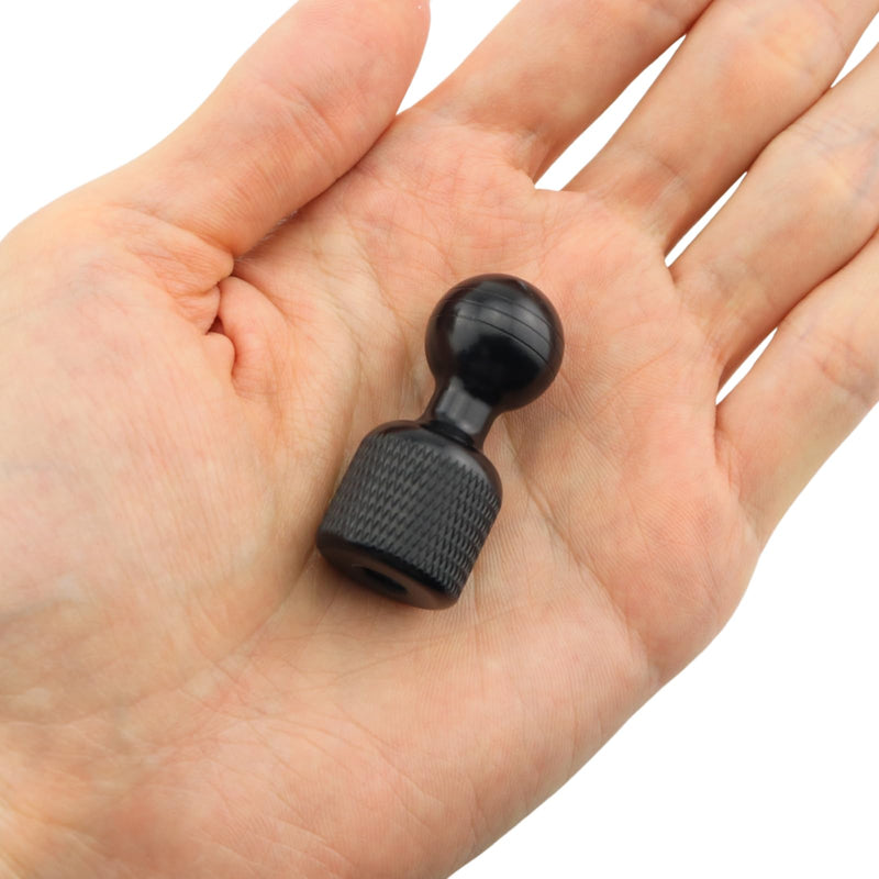 2PCS 17mm Ball Head to 1/4 Inch Female Thread Camera Bracket Adapter Conversion Accessory Aluminium Alloy Material Suitable for Mobile Phones and GPS Devices