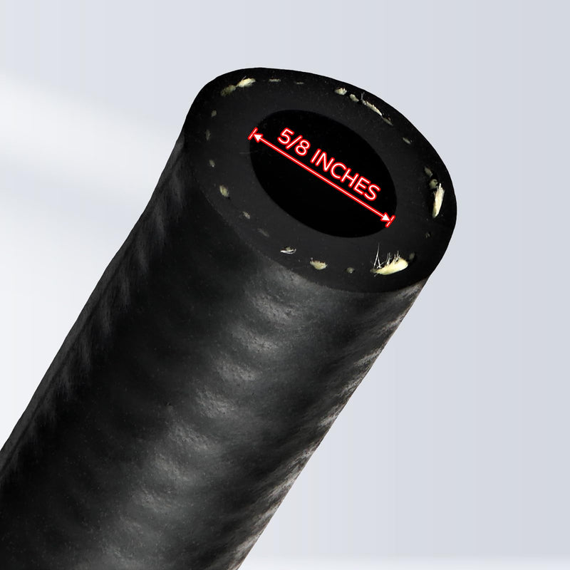 Molded Fuel Line Rubber Hose Elbow Bends Universal 45, 90, 135, 180 Degree Bend Fuel Hose (5/8 Inch ID) 5/8 Inch ID