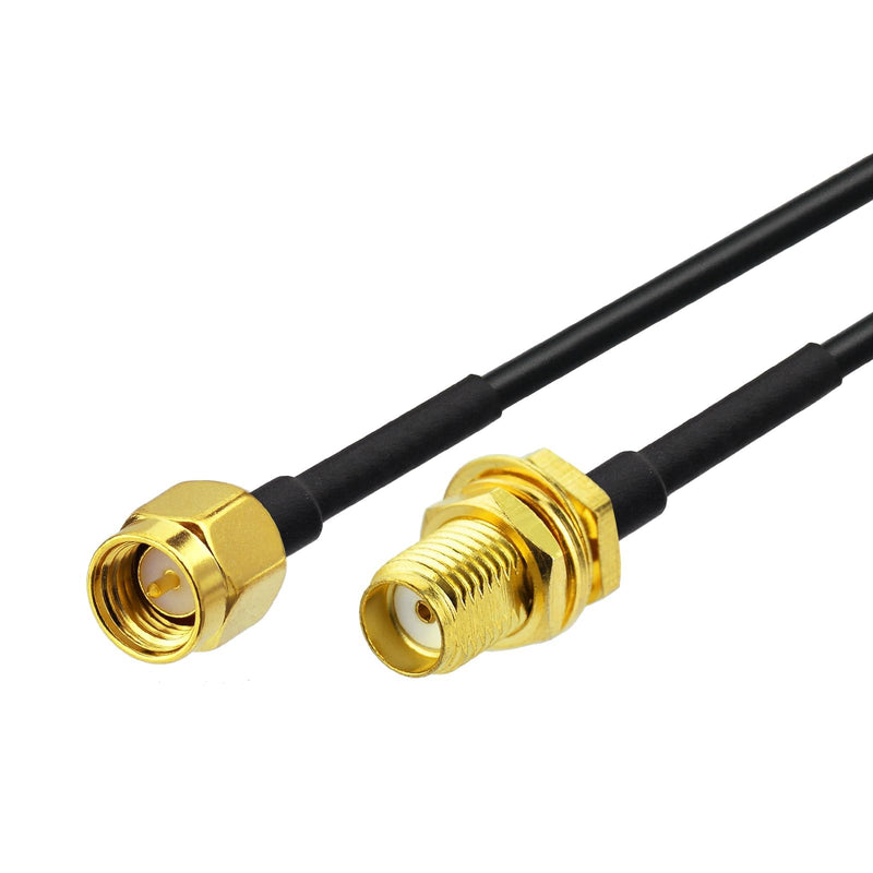 Superbat SMA Cable Extension SMA Male to Female Cable 32ft 50 Ohm Coax for SDR Antenna Ham Radio, 3G 4G LTE Antenna, ADS-B, GPS Meter Radio etc.