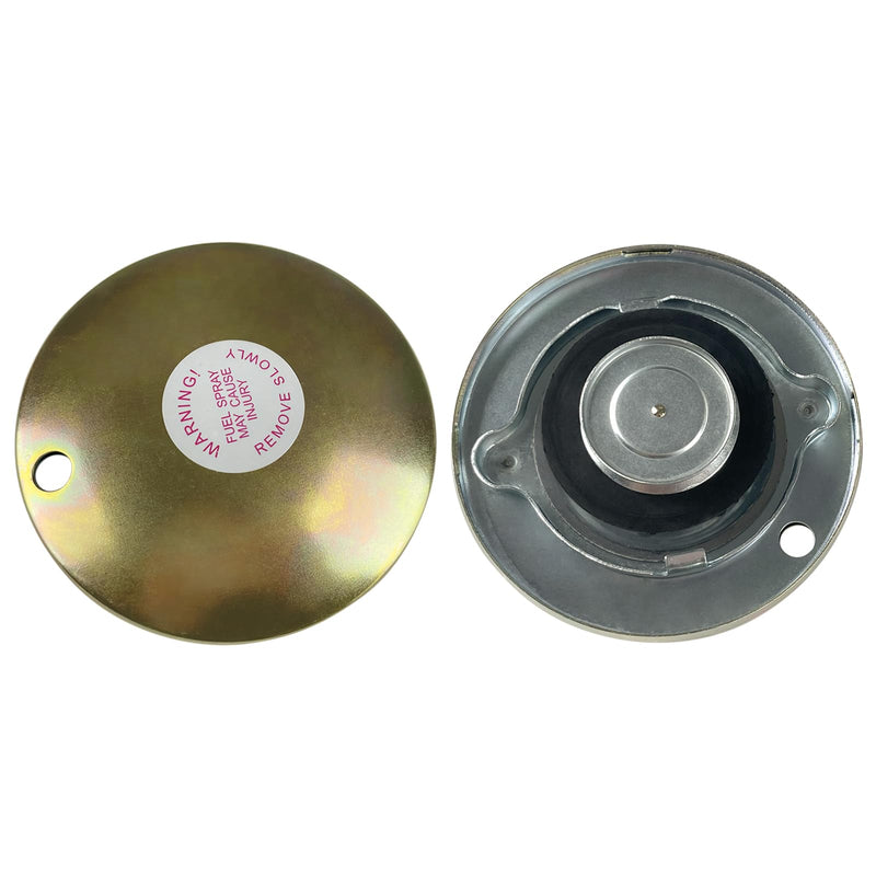 Transfer Tank Vented Cap, Vented Fuel Cap for transfer tank, Venting Pressure Tank Cap for Diesel Fuel Gas Transfer Tank & Vented Fuel Storage Prevent Vapor Control Cap 906004-62 (Top only) Gold Transfer Tank Vented Cap - Top Only